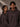 Two people wearing Coco brown hoodies with 'LUXE' branding against a neutral background