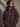 Women people wearing Coco brown hoodies with 'LUXE' branding against a neutral background